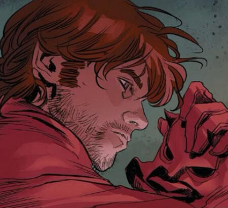 A screenshot of Matt Murdock from a Daredevil comic.