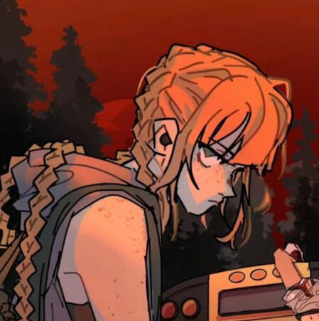 A screenshot of Ashlyn Banner from Schoolbus Graveyard